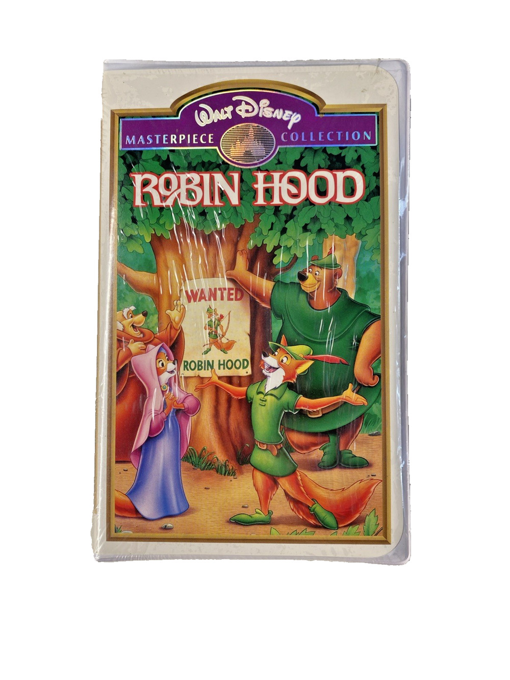 Robin Hood Walt Disney Clamshell VHS Tape NEW SEALED VINTAGE Cartoon Movie